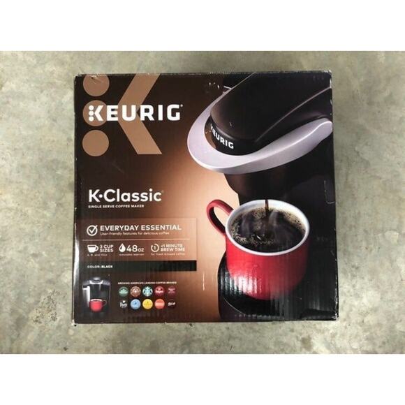 Keurig K-Classic K50 Single-Serve K-Cup Pod Coffee Maker Black